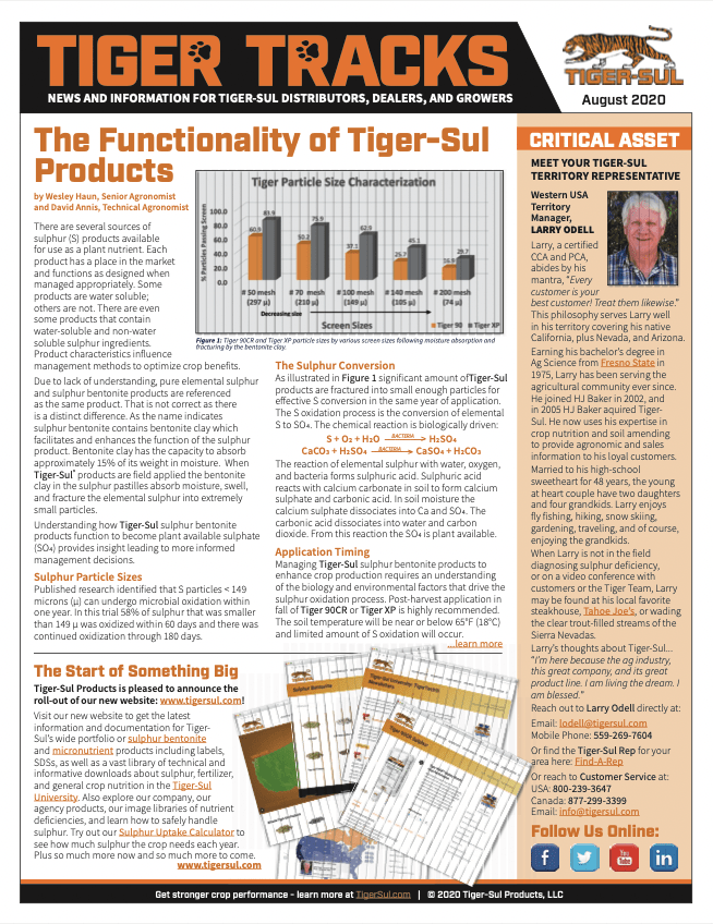 TigerTracks – August 2020