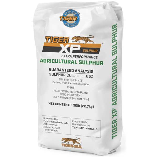 Tiger XP, sulphur or sulfur bentonite fertilizer